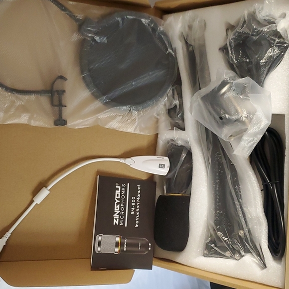 BNIB Zingyou XLR to Aux Condenser Microphone BM-800 - Picture 3 of 5